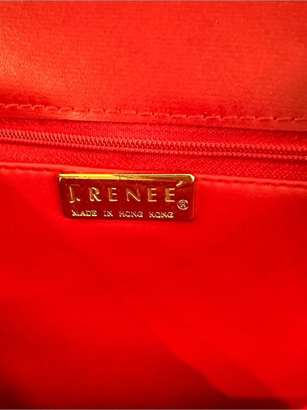 J. Renee’ Red Floral Crossbody / Clutch Bag